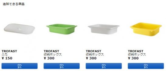 flisatにtrofastのボックスを組み込めます。